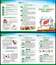 世界肝炎日折页