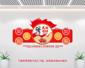 民族团结文化墙