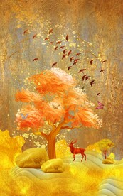 玄关画生财有路