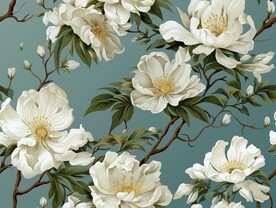 艺术花卉矢量图案