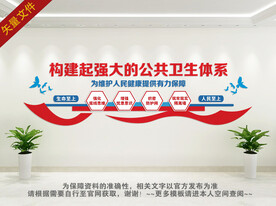 构建起强大的公共卫生体系