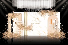 香槟色婚礼效果图