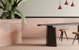 现代意式 小砖餐厅效果图