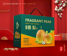 香梨礼盒 梨包装