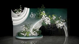 绿色婚礼草图大师su模型