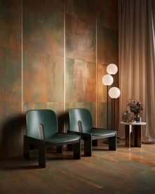 现代意式 岩板酒店休息区效果图