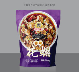 香辣花螺包装