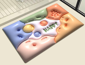 3D膨胀风立体地垫