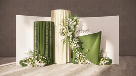 白绿婚礼草图大师su模型