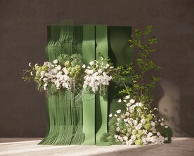 绿色婚礼草图大师su模型