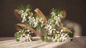 竹编婚礼草图大师su模型