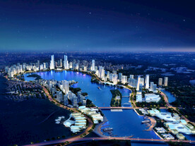 梅溪湖一期鸟瞰图