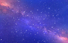蓝色星空背景