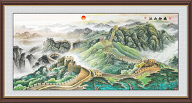 长城山水画