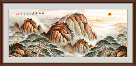 五岳独尊泰山日出