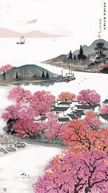 江南春色江南水乡小桥流水