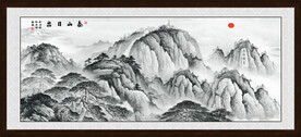 江山如画泰山图