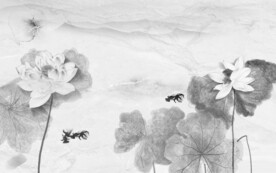 大气 现代灰山水画 TIF分层