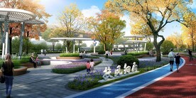 城市跑道效果图