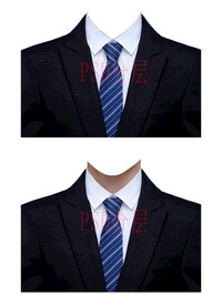 男西装psd素材