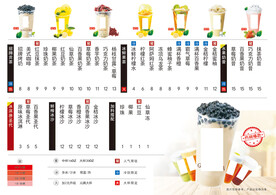 奶茶价目表