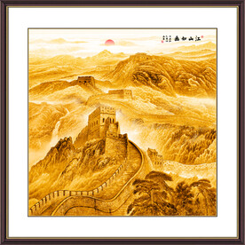 中堂画山水画