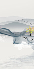 清晰 最新款玄关画 Tif分层