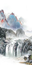 奢雅 高清新玄关画 Tif分层