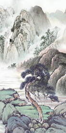 奢雅 大气新玄关画 TiF分层