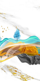 别墅 极简新玄关画 Tif分层