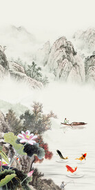 古风 中式意境玄关 Tif分层