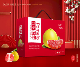 柚子包装 蜜柚礼盒