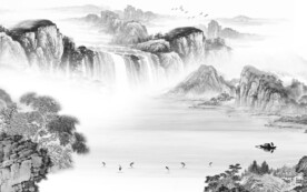 新品 高端高档山水 tif分层