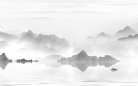 人气 高端高档山水 tif分层