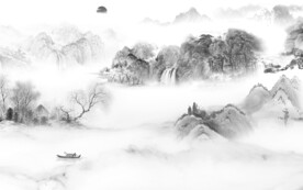 淡雅 最新灰色山水 TiF分层