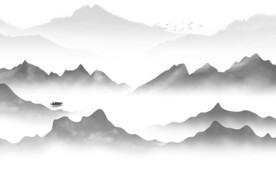 别墅 高端灰色山水 TiF分层