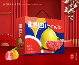 柚子包装 蜜柚礼盒