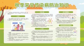 预防秋季传染病健康教育宣传栏