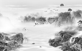 高端灰色山水 TiF分层