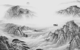 大气 中式最新山水 TiF分层