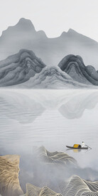 奢雅 玄关中式新画 TiF分层