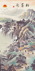 清晰 新传玄关框画 Tif分层