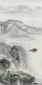 清晰 新品玄关框画 Tif分层