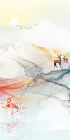 意境 高清轻奢玄关 Tif分层