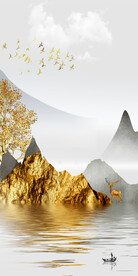 中式清晰玄关 Tif分层