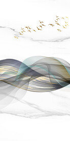 爆款 中式现代玄关 TiF分层