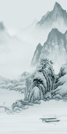 简意 玄关意境新画 Tif分层