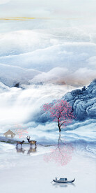 蓝色 高档玄关新画 TiF分层