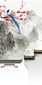 高端 玄关中式新画 Tif分层