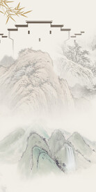 人气 玄关中式新画 Tif分层